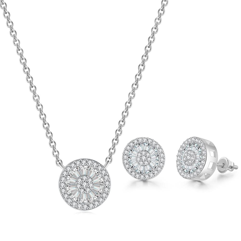 Simple Jewelry Sets for Women Elegant Round Crystal Gold Color 2 Pieces Necklace Earrings Female Accessories Dropshipping S568
Simple Jewelry Sets for Women Elegant Round Crystal Gold Color 2 Pieces Necklace Earrings Female Accessories Dropshipping S568