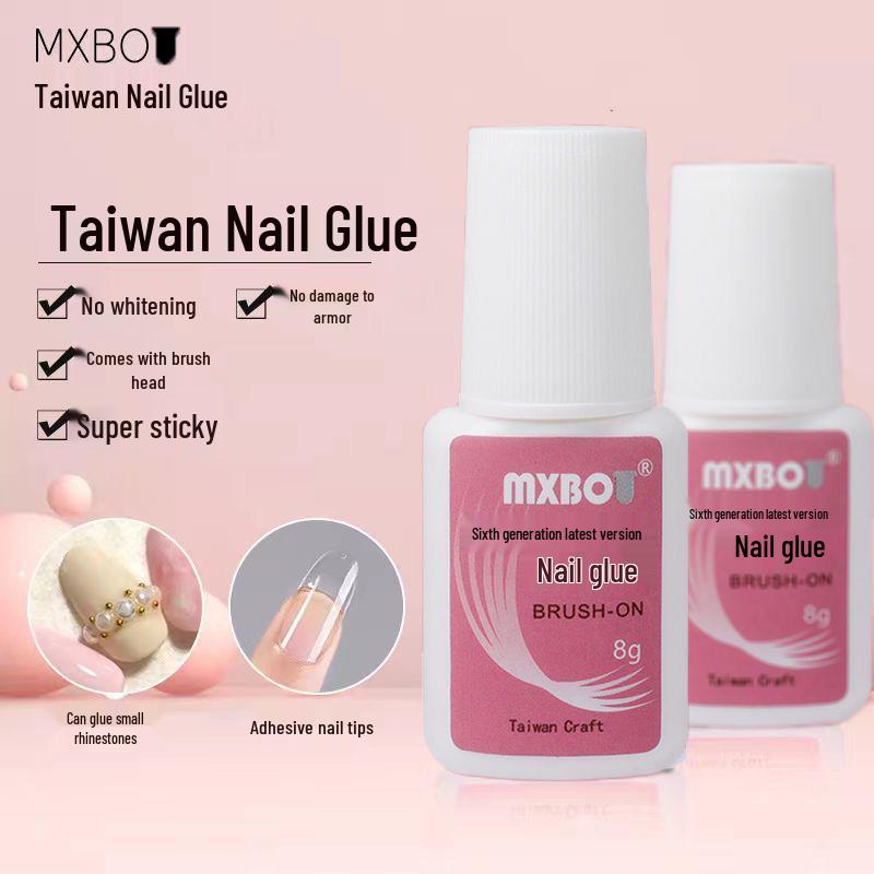 MxBot Nail Art Glue with Brush - Strong Adhesive for Diamonds & False Nails CaiQue English version
MxBot Nail Art Glue with Brush - Strong Adhesive for Diamonds & False Nails CaiQue English version
