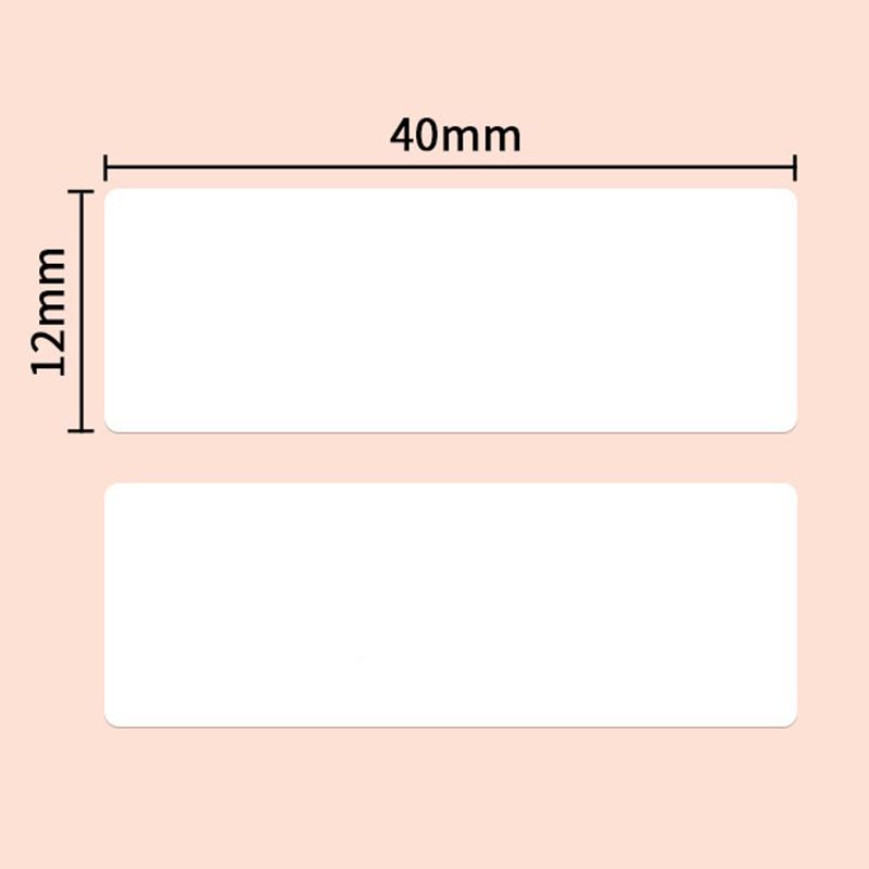 For Marklife P12/P15/P50 Self-Adhesive Thermal Label Sticker 12x40mm Label Paper Label Maker Tape Pink
For Marklife P12/P15/P50 Self-Adhesive Thermal Label Sticker 12x40mm Label Paper Label Maker Tape Pink