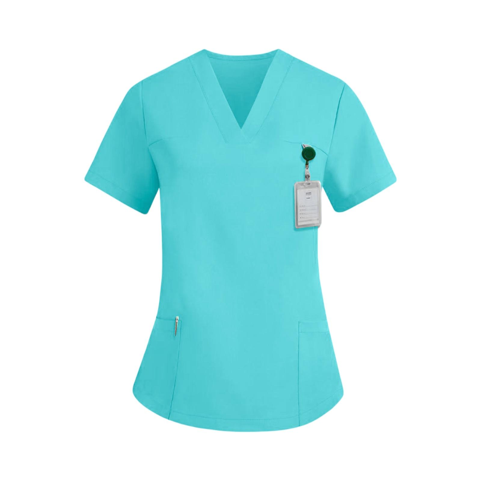 Women s Color-blocked Short-sleeved Pocket V-neck Caregiver Uniform Top XL
Women s Color-blocked Short-sleeved Pocket V-neck Caregiver Uniform Top XL