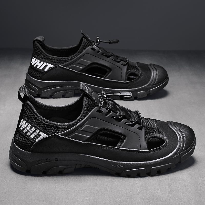 Men s Sports Sandals Outdoor Anticollision Hiking Shoes for Man Summer Beach Sandals Men Wading Shoes Mesh Breathable Non-slip 39 чорний
Men s Sports Sandals Outdoor Anticollision Hiking Shoes for Man Summer Beach Sandals Men Wading Shoes Mesh Breathable Non-slip 39 чорний
