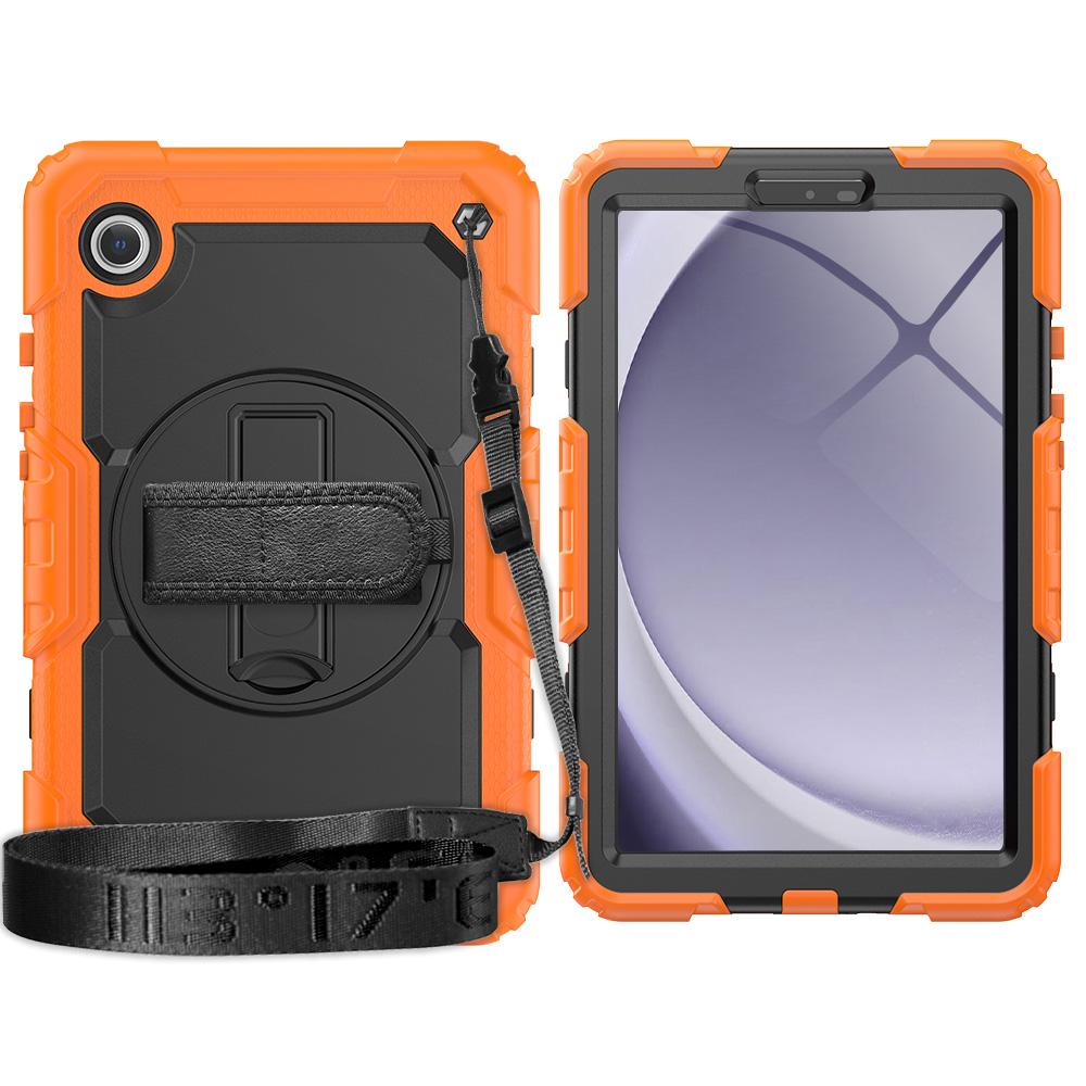 For Samsung Galaxy Tab A9 SM-X110 SM-X115 Kickstand Cover PC+Silicone Tablet Case with Shoulder Strap Black+Black
For Samsung Galaxy Tab A9 SM-X110 SM-X115 Kickstand Cover PC+Silicone Tablet Case with Shoulder Strap Black+Black