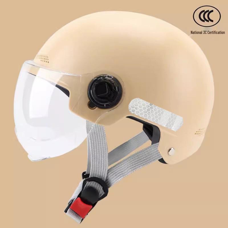 Universal 3C Certified Electric Scooter Helmet for All-Seasons, Breathable, Suitable for Men & Women Short Brown Visor
Universal 3C Certified Electric Scooter Helmet for All-Seasons, Breathable, Suitable for Men & Women Short Brown Visor