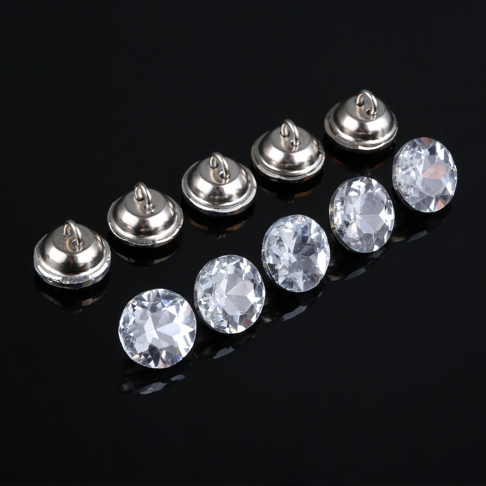 20 Pcs High-grade Crystal Gemstone Buttons Sewing Buttons for Sofa Headboard Shirt Glass Buttons for Garments 14/16/18/22mm
20 Pcs High-grade Crystal Gemstone Buttons Sewing Buttons for Sofa Headboard Shirt Glass Buttons for Garments 14/16/18/22mm