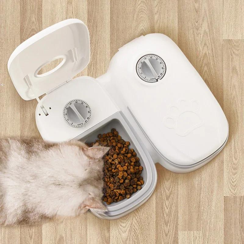 Pet Automatic Timing Feeder 700ML Large Capacity Dry Wet Food Container Electric Dog Double Dish Bowl For Cats Dogs Feeders Bowl
Pet Automatic Timing Feeder 700ML Large Capacity Dry Wet Food Container Electric Dog Double Dish Bowl For Cats Dogs Feeders Bowl