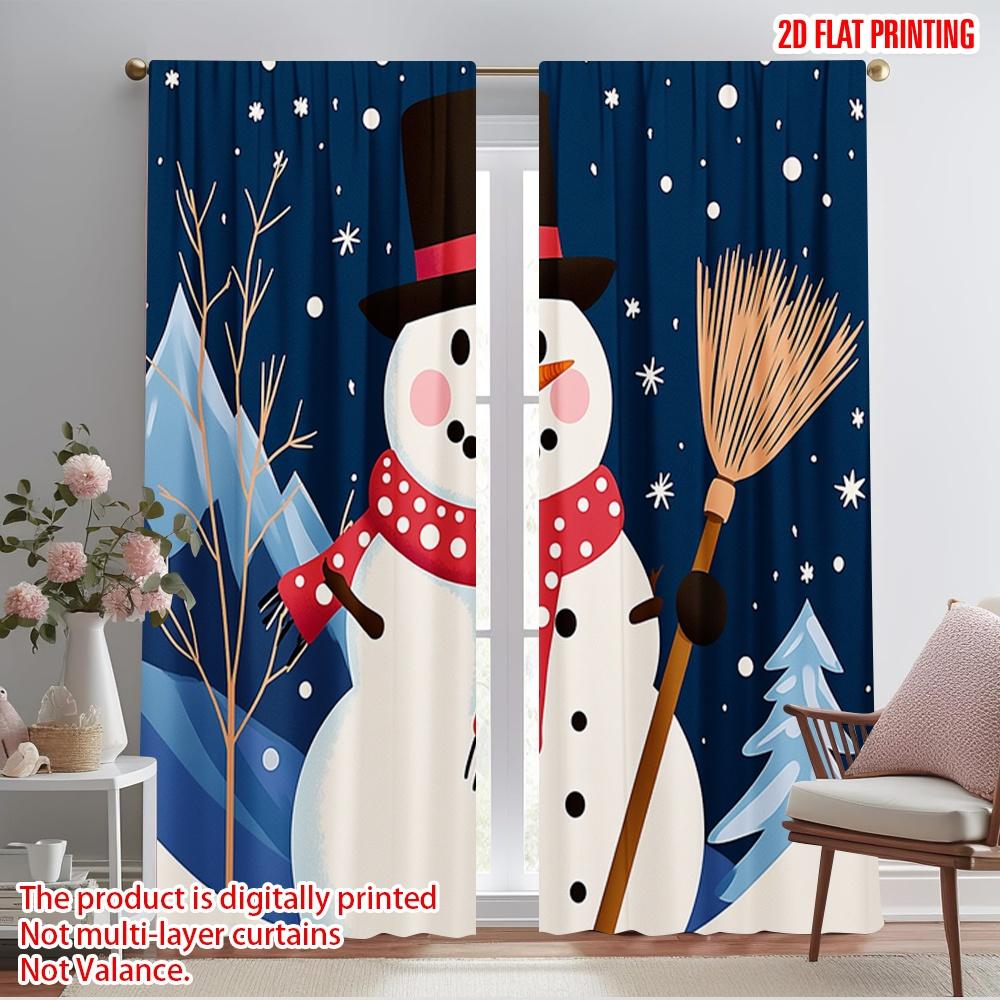 2pcs,2D plane printing Creative Curtains Cute Snowman Festive Winter Scene (3) Polyester Fabric (without rod) Art Deco Festive 52.50×116.00 CM 2pcs
2pcs,2D plane printing Creative Curtains Cute Snowman Festive Winter Scene (3) Polyester Fabric (without rod) Art Deco Festive 52.50×116.00 CM 2pcs