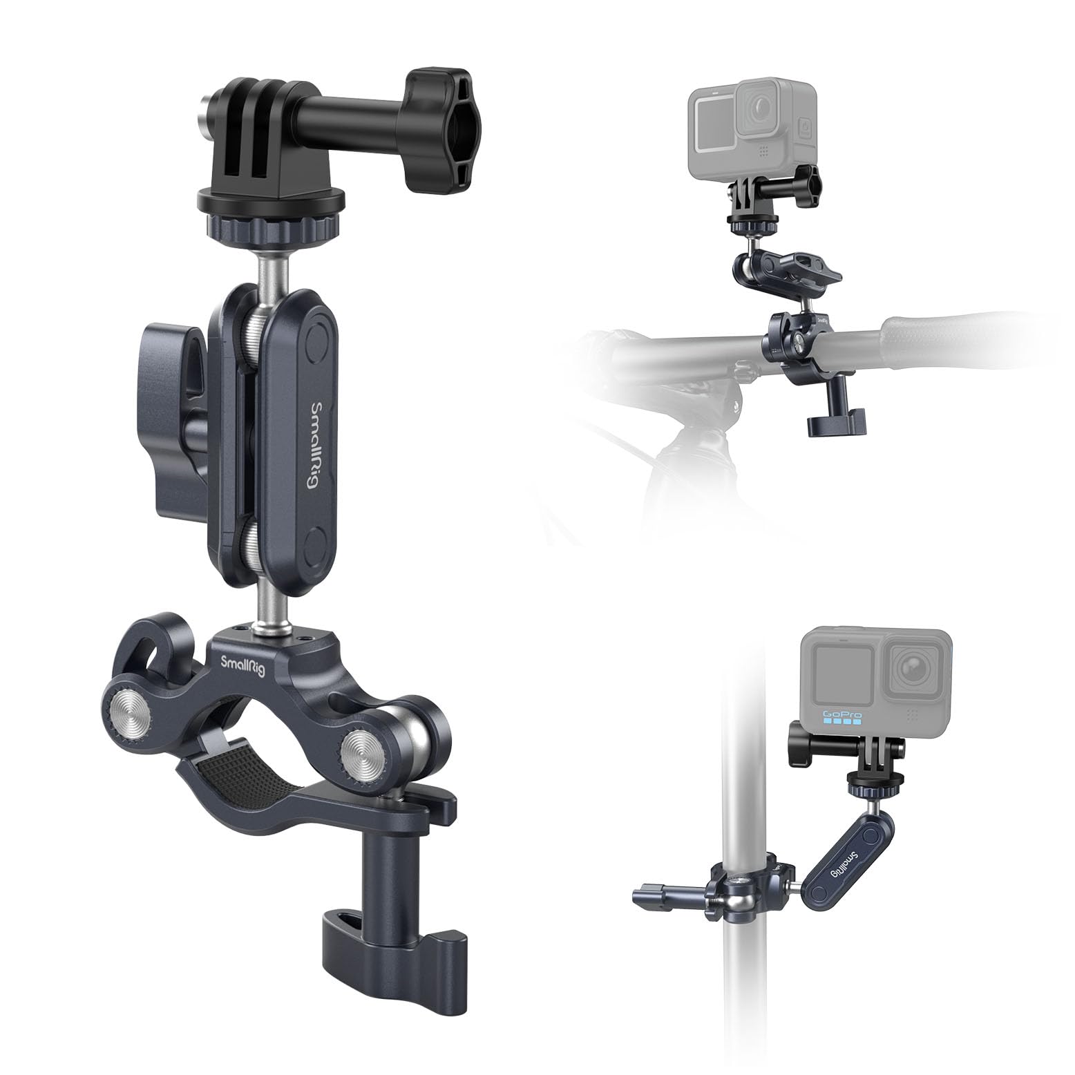 SmallRig Супер затискач для кріплення на кермо з вагою екшн-камери Ідеально для екшн-камер та продукту 4191 GoPro/DJI/Insta 360, Кріплення, 360-градусне
SmallRig Супер затискач для кріплення на кермо з вагою екшн-камери Ідеально для екшн-камер та продукту 4191 GoPro/DJI/Insta 360, Кріплення, 360-градусне