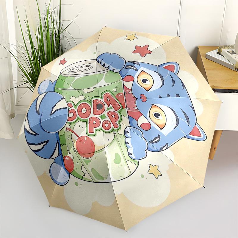 1pc Outdoor Umbrella with Cute Cat Print - Automatic Opening/Closing, Portable 3-Fold Design, 8-Rib Iron Frame - Perfect Gift for Fans, Travelers
1pc Outdoor Umbrella with Cute Cat Print - Automatic Opening/Closing, Portable 3-Fold Design, 8-Rib Iron Frame - Perfect Gift for Fans, Travelers