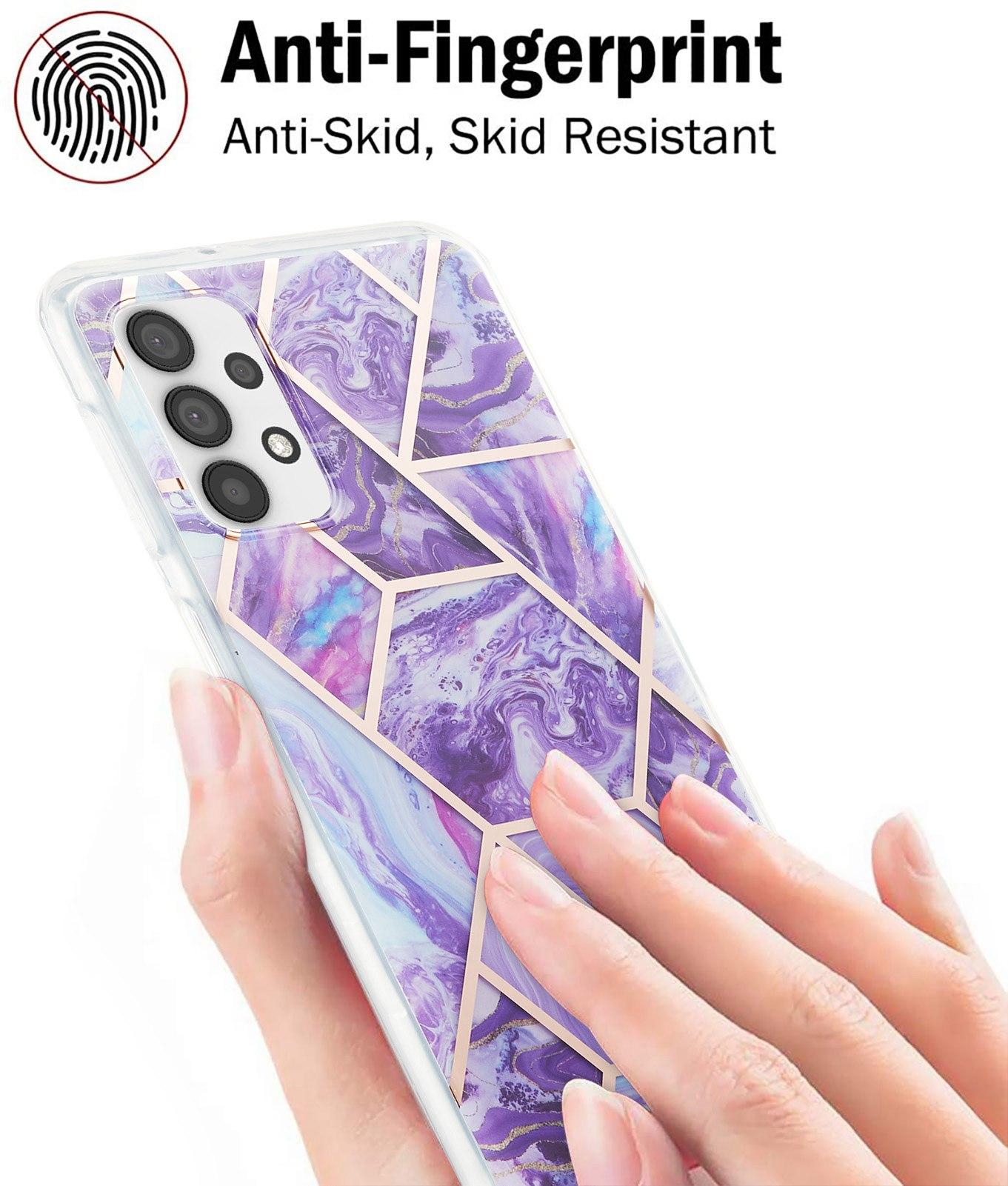For Samsung Galaxy A13 4G Case Splicing IMD Marble Pattern Electroplated TPU Back Cover Dark Purple
For Samsung Galaxy A13 4G Case Splicing IMD Marble Pattern Electroplated TPU Back Cover Dark Purple