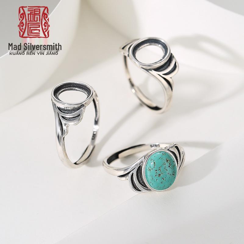 Adjustable 925 Sterling Silver Ring Blank with Inlay Amber Beeswax for DIY; Suitable for Men and Women, Size 6*8. Adjustable Opening
Adjustable 925 Sterling Silver Ring Blank with Inlay Amber Beeswax for DIY; Suitable for Men and Women, Size 6*8. Adjustable Opening