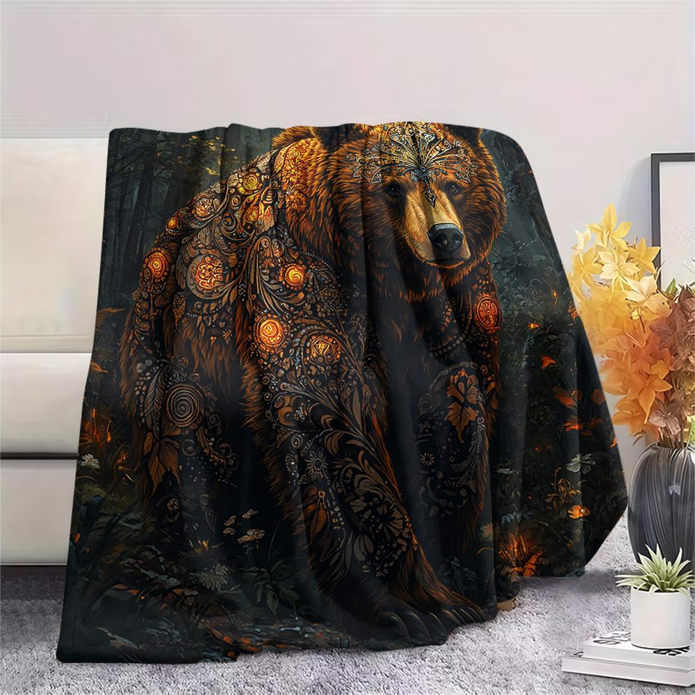 Bear Print Flannel Blanket, High quality Comfortable for All Seasons, Home Decor, Warmth and Comfort, Perfect for Christmas Gifts 80cm x 120cm
Bear Print Flannel Blanket, High quality Comfortable for All Seasons, Home Decor, Warmth and Comfort, Perfect for Christmas Gifts 80cm x 120cm