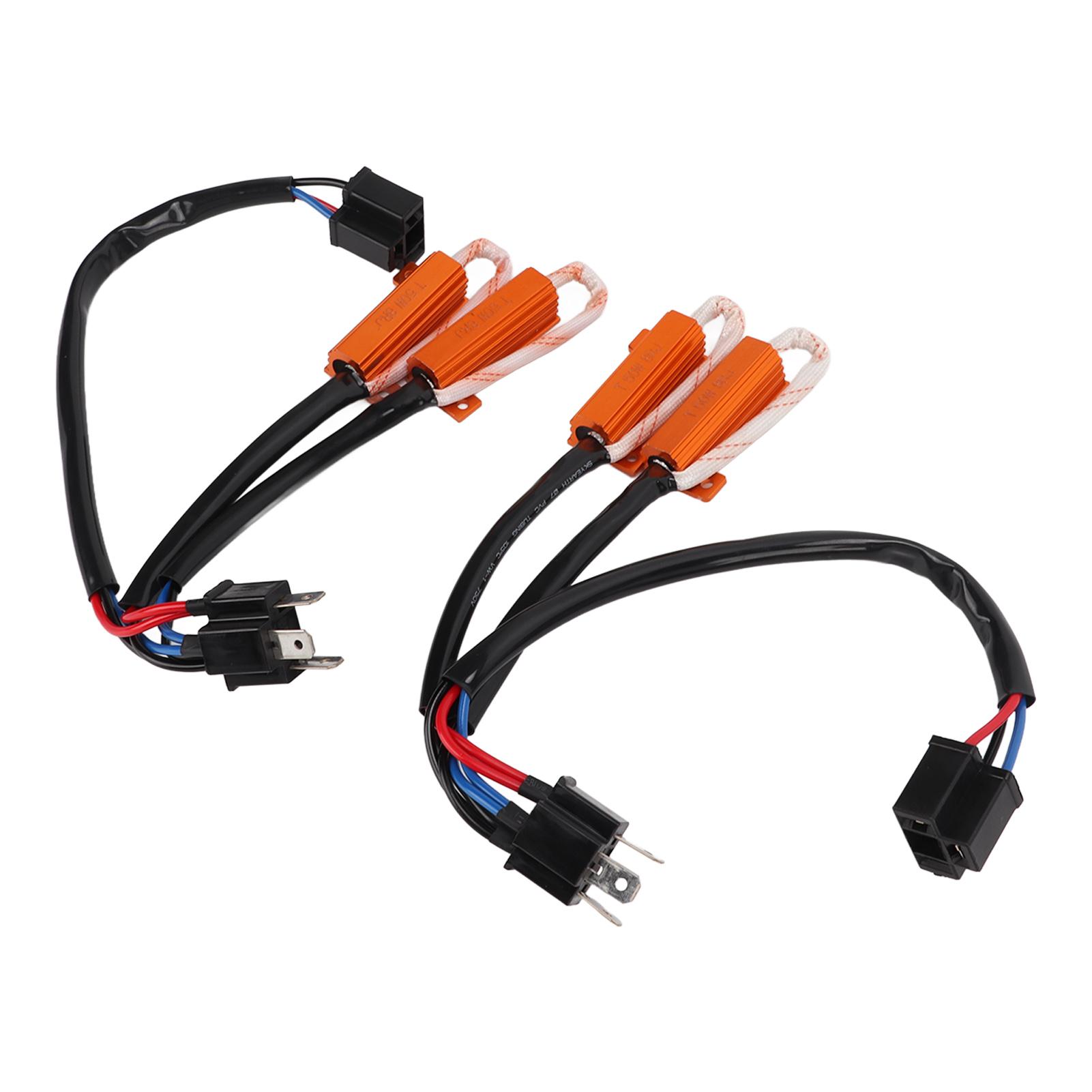 2pcs H4 50W 8 Ohm LED Resistor Error Free LED Lights Load Resistor for Decoding and Troubleshooting
2pcs H4 50W 8 Ohm LED Resistor Error Free LED Lights Load Resistor for Decoding and Troubleshooting