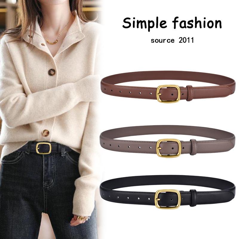 Women S Leather Belt Casual Retro Pin Buckle Cowhide Belt Premium Women S Japanese Buckle Jeans Belt
Women S Leather Belt Casual Retro Pin Buckle Cowhide Belt Premium Women S Japanese Buckle Jeans Belt