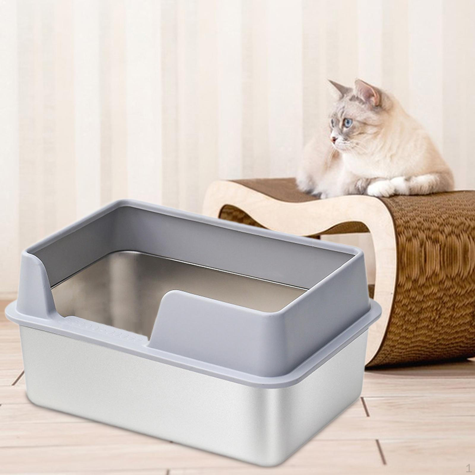 Ящик для кошачьего туалета, лоток для котенка, легко моющийся туалет для домашних животных, песочница для L Gray
Ящик для кошачьего туалета, лоток для котенка, легко моющийся туалет для домашних животных, песочница для L Gray