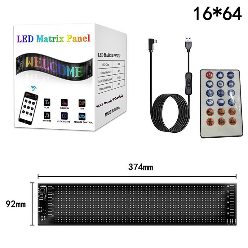 Led Matrix Panel Usb 5V Flexible Led Pixel Display Screen Rgb Graffiti Pattern Message Display Bluetooth App For Car/Shop/Sign
Led Matrix Panel Usb 5V Flexible Led Pixel Display Screen Rgb Graffiti Pattern Message Display Bluetooth App For Car/Shop/Sign
