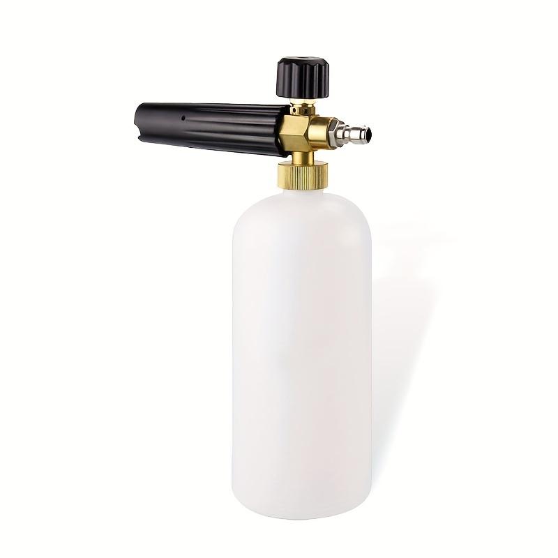 33.81 oz foam gun with 5-color nozzle tip and brass quick connector, with 1/4 quick plug, for car washing
33.81 oz foam gun with 5-color nozzle tip and brass quick connector, with 1/4 quick plug, for car washing
