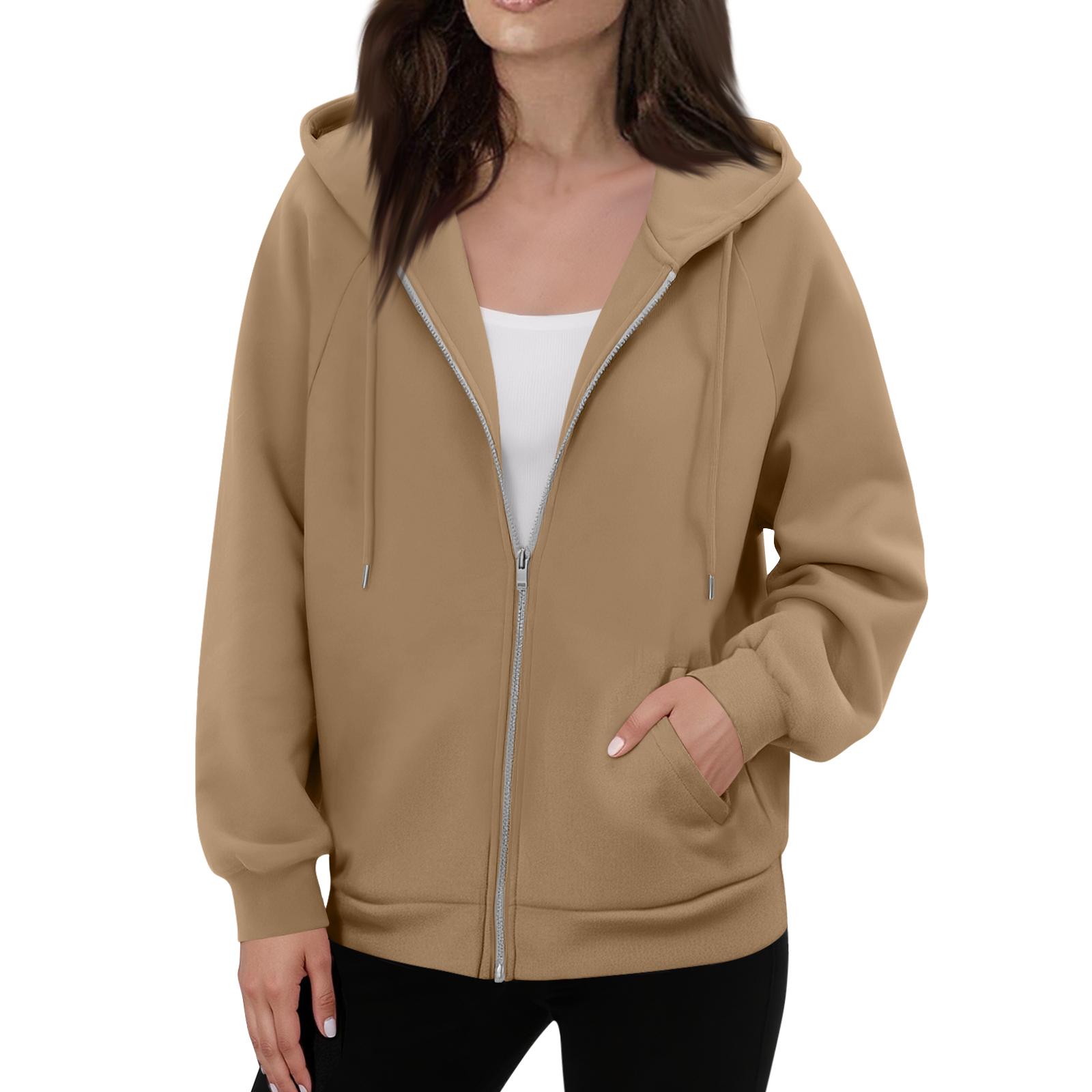 Женская однотонная повседневная модная толстовка с длинным рукавом на молнии и капюшоном XXXL верблюд
Женская однотонная повседневная модная толстовка с длинным рукавом на молнии и капюшоном XXXL верблюд