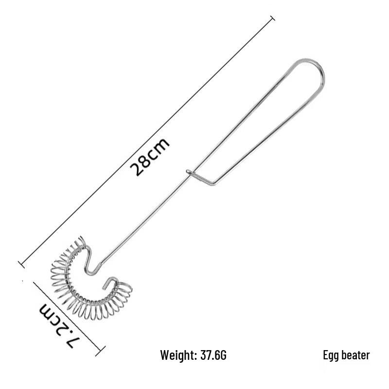 ZISIZ Stainless Steel Manual Egg Whisk and Separator
ZISIZ Stainless Steel Manual Egg Whisk and Separator