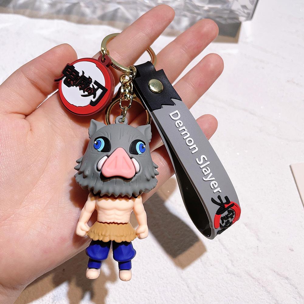 6PCS Demon Slayer Animation Design Figure POLYVINYL CHLORIDE Car Key Ring Adorable Animation Rubber Material Keyring Bagpack Innovative Couple Pendant
6PCS Demon Slayer Animation Design Figure POLYVINYL CHLORIDE Car Key Ring Adorable Animation Rubber Material Keyring Bagpack Innovative Couple Pendant