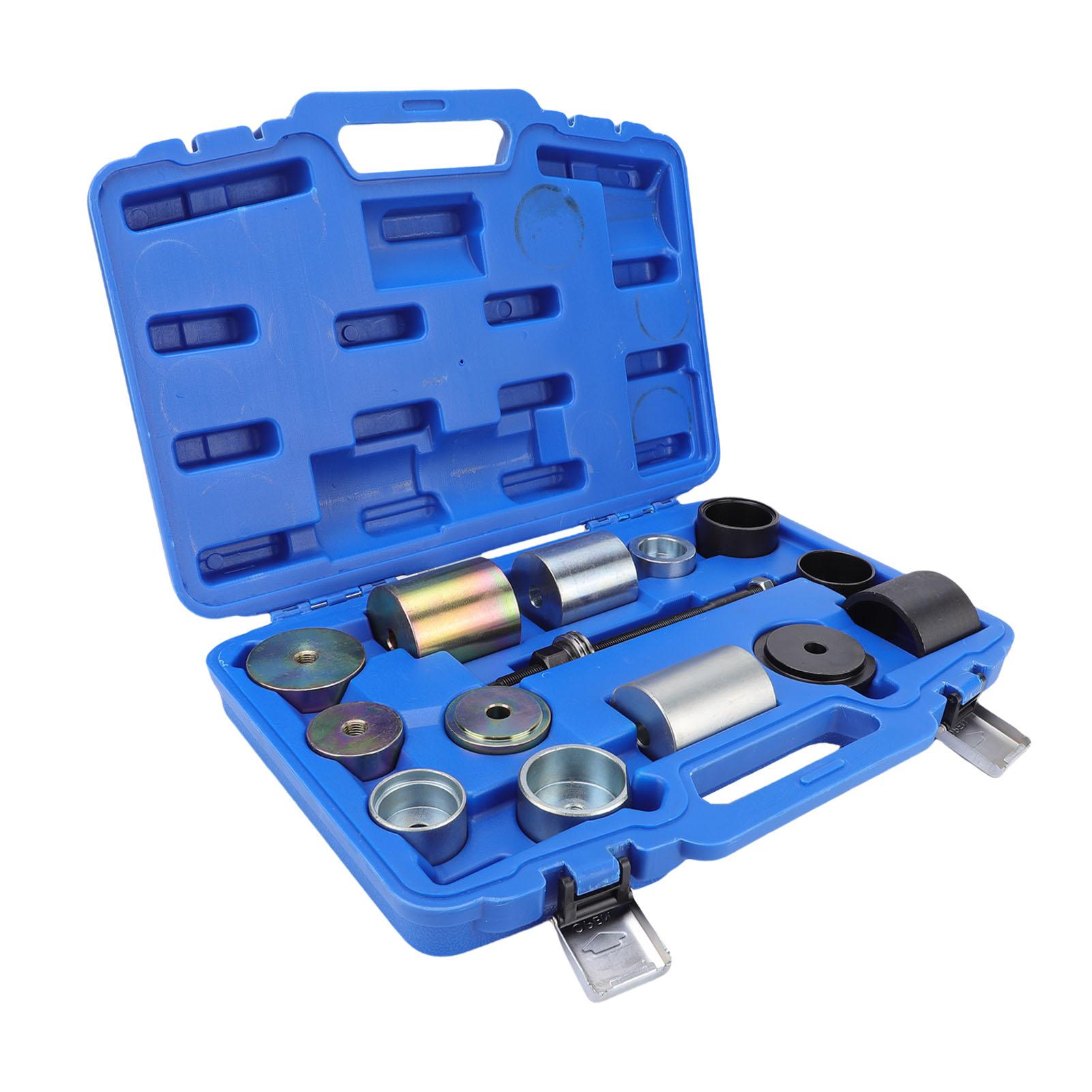 Differential and Axle Bush Tool Kit Fit for E36 E46 E38 E39 E60 E61 E31 E90 E91 Vehicles Silent Bearing Puller Kit Dent
Differential and Axle Bush Tool Kit Fit for E36 E46 E38 E39 E60 E61 E31 E90 E91 Vehicles Silent Bearing Puller Kit Dent