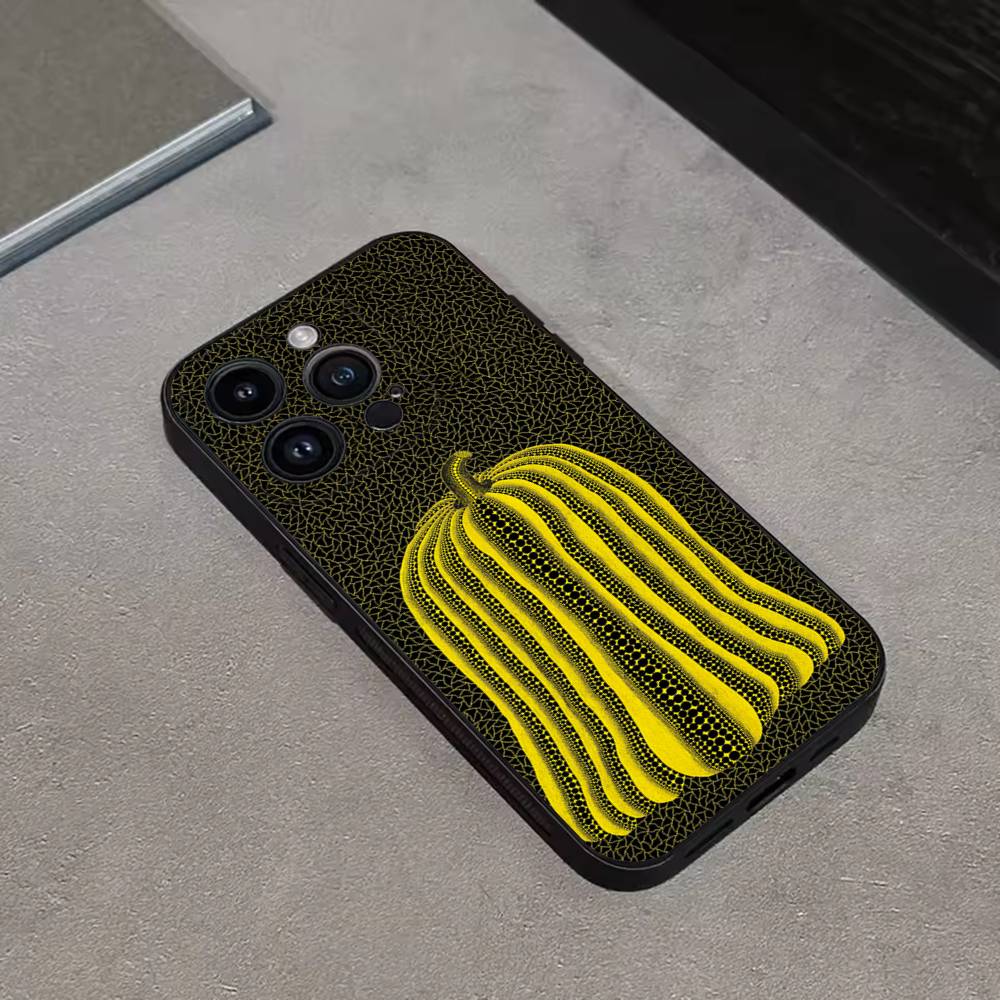 Pumpkin Yayoi Kusama Phone Case For iPhone 11,12,13,14,15,16,17,Pro,Max,Plus,E,SE4,Air,Mini Black Soft Cover iPhone17Promax
Pumpkin Yayoi Kusama Phone Case For iPhone 11,12,13,14,15,16,17,Pro,Max,Plus,E,SE4,Air,Mini Black Soft Cover iPhone17Promax