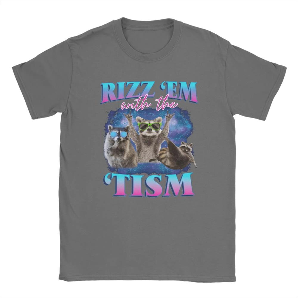 Rizz Em with The Tism Meme Autistic Raccoon Funny Cotton T-Shirt for Unisex Women Summer Novelty Tees Oversized Custom DIY Tops S
Rizz Em with The Tism Meme Autistic Raccoon Funny Cotton T-Shirt for Unisex Women Summer Novelty Tees Oversized Custom DIY Tops S