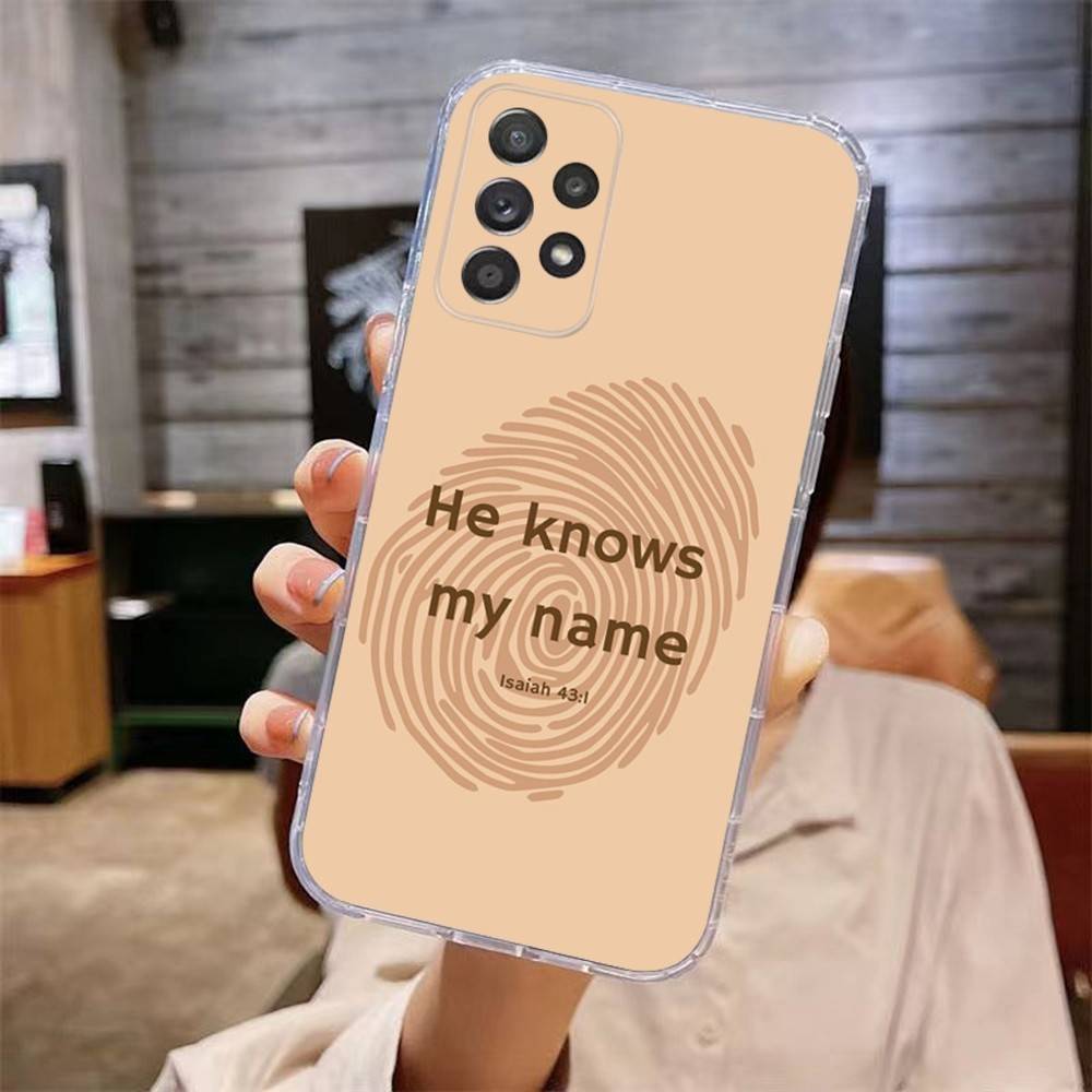Bible Verse Jesus Christian Phone Case For Samsung Galaxy A,71,70,52,51,40,31,50,50S,30S,21S,12,10,Note20ultra Transparent Cover samsunga20
Bible Verse Jesus Christian Phone Case For Samsung Galaxy A,71,70,52,51,40,31,50,50S,30S,21S,12,10,Note20ultra Transparent Cover samsunga20