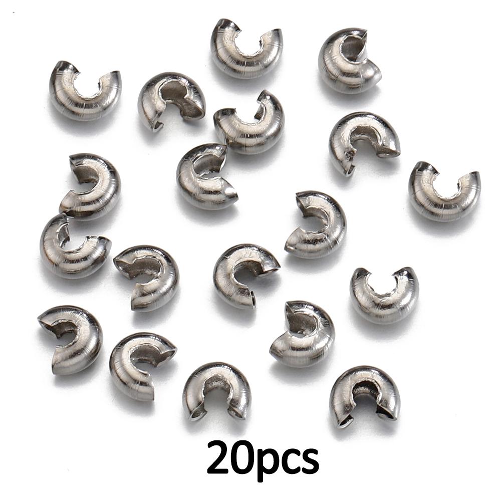 100pcs/20pcs Gold Color Stainless Steel Open Crimp End Beads Covers Stopper Spacer Beads for DIY Jewelry Making Wholesale Outer Size 4mm
100pcs/20pcs Gold Color Stainless Steel Open Crimp End Beads Covers Stopper Spacer Beads for DIY Jewelry Making Wholesale Outer Size 4mm