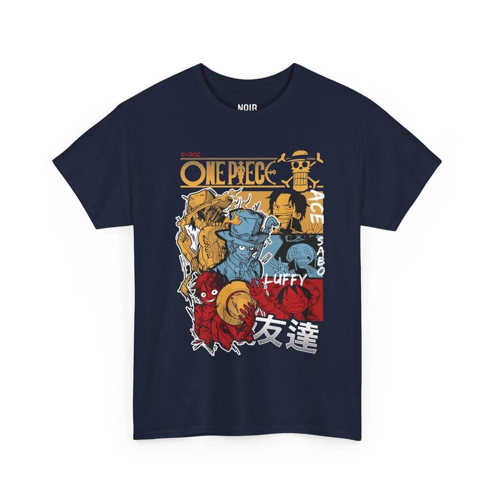 One Piece Luffy Ace Sabo Brothers Pure Cotton Tshirt Men and Women Anime Style Fashion Comfortable Casual Short Sleeved Tshirt 3XL
One Piece Luffy Ace Sabo Brothers Pure Cotton Tshirt Men and Women Anime Style Fashion Comfortable Casual Short Sleeved Tshirt 3XL