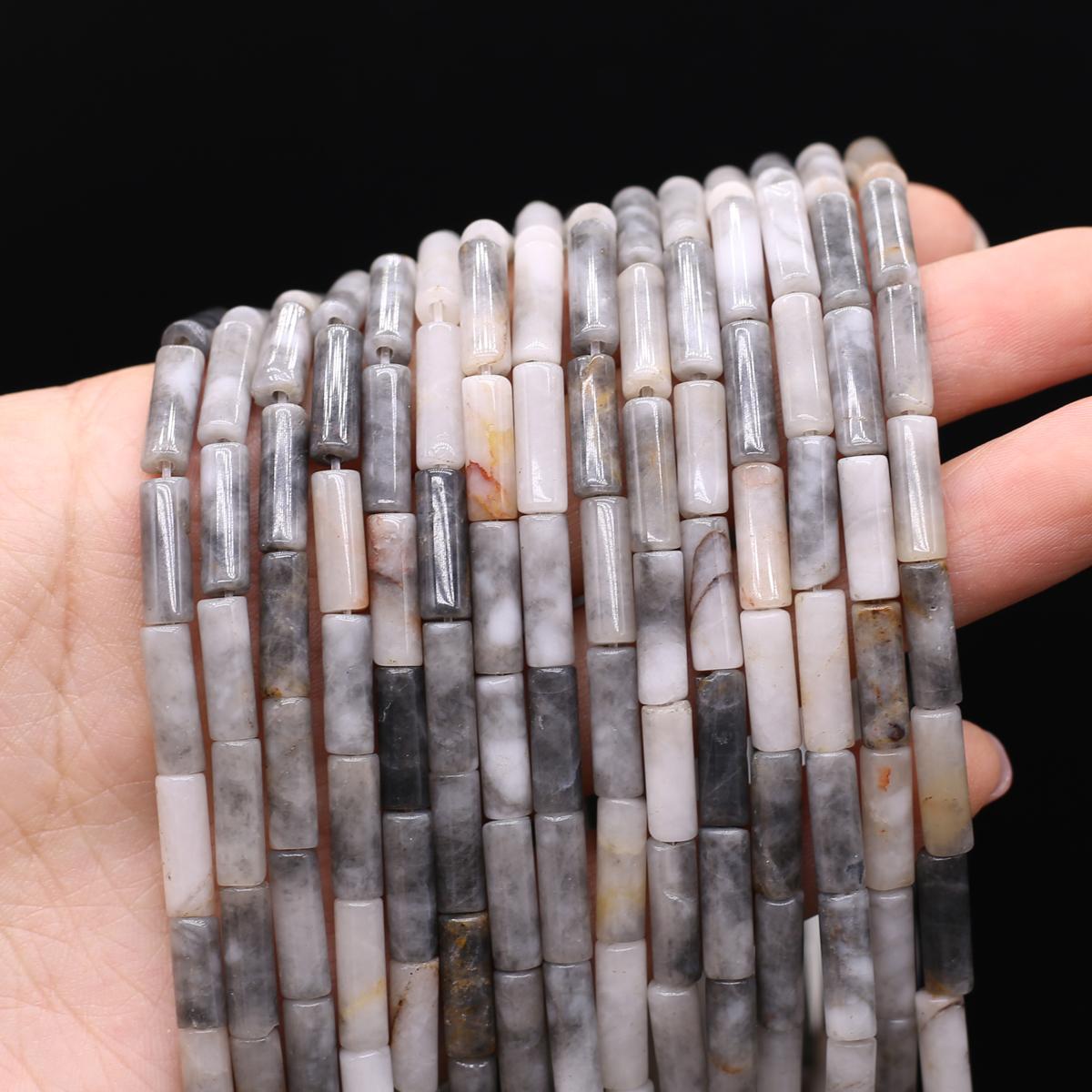 1 нить бусины из натурального камня длинные цилиндрические кристаллы кварца агата свободные бусины-разделители для изготовления ювелирных изделий DIY ожерелье браслет аксессуары 7x13 мм 1Strand/7x13mm
1 нить бусины из натурального камня длинные цилиндрические кристаллы кварца агата свободные бусины-разделители для изготовления ювелирных изделий DIY ожерелье браслет аксессуары 7x13 мм 1Strand/7x13mm