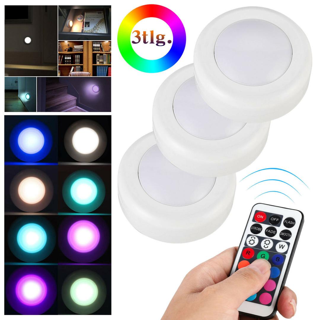 PDTO 3 шт RGB шкаф огни LED пятно батарейный управляемый ночной свет + пульт дистанционного управления
PDTO 3 шт RGB шкаф огни LED пятно батарейный управляемый ночной свет + пульт дистанционного управления