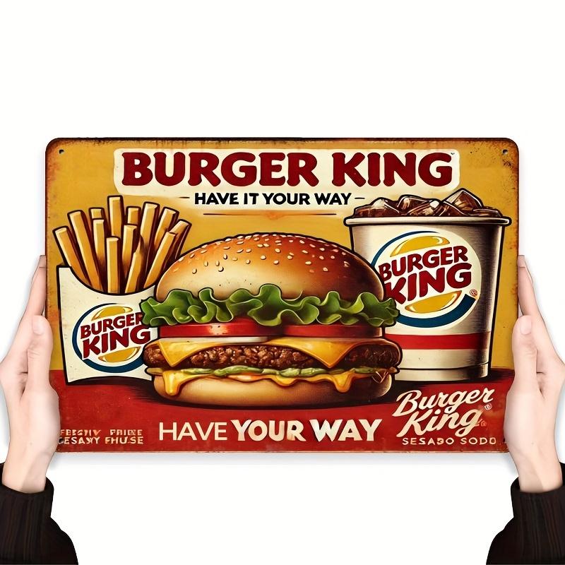 Vintage Metal Wall Sign Retro Fast Food Decor with Classic Logo for Kitchen Dining Room Garage Bar Durable 20x30cm(7.8x11.8inch)
Vintage Metal Wall Sign Retro Fast Food Decor with Classic Logo for Kitchen Dining Room Garage Bar Durable 20x30cm(7.8x11.8inch)