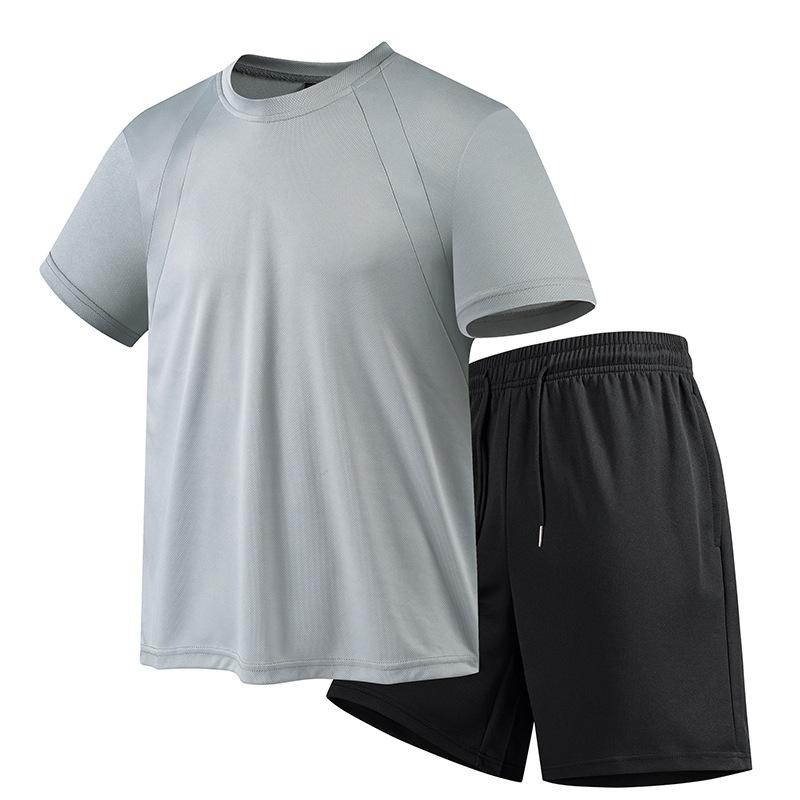 Men Summer Short-sleeved Shorts Suit Casual Sportswear Set Male Tracksuit Running Fitness Two-piece Suit XS
Men Summer Short-sleeved Shorts Suit Casual Sportswear Set Male Tracksuit Running Fitness Two-piece Suit XS