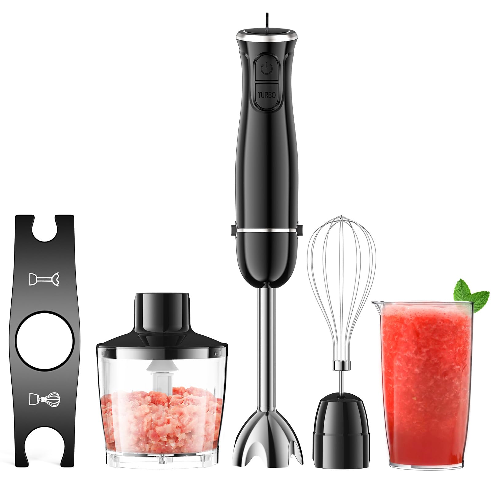 Turelar Hand Electric Hand Baby Can Crush Food Electric Compact Attachment Black Blender, Mixer, 14,500 Times/Min, Food, Celebration, Gift, Ice, чорний
Turelar Hand Electric Hand Baby Can Crush Food Electric Compact Attachment Black Blender, Mixer, 14,500 Times/Min, Food, Celebration, Gift, Ice, чорний