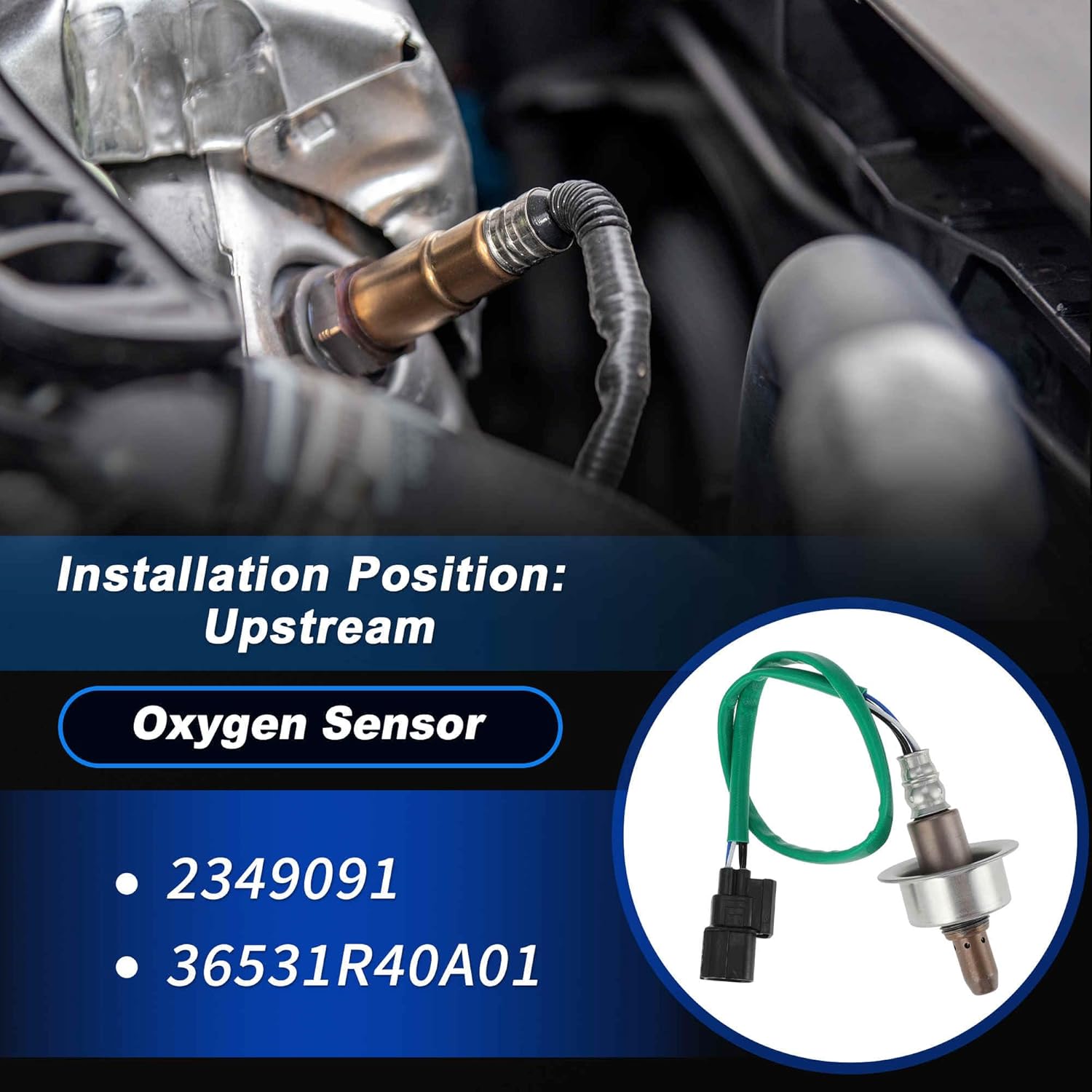 ACROPIX Upstream Oxygen Sensor for Honda Accord 2008-2012 for Honda CR-V 2010-2011 for Acura TSX 2009-2014 2.4L L4 2349091/36531R40A01 1pcs
ACROPIX Upstream Oxygen Sensor for Honda Accord 2008-2012 for Honda CR-V 2010-2011 for Acura TSX 2009-2014 2.4L L4 2349091/36531R40A01 1pcs