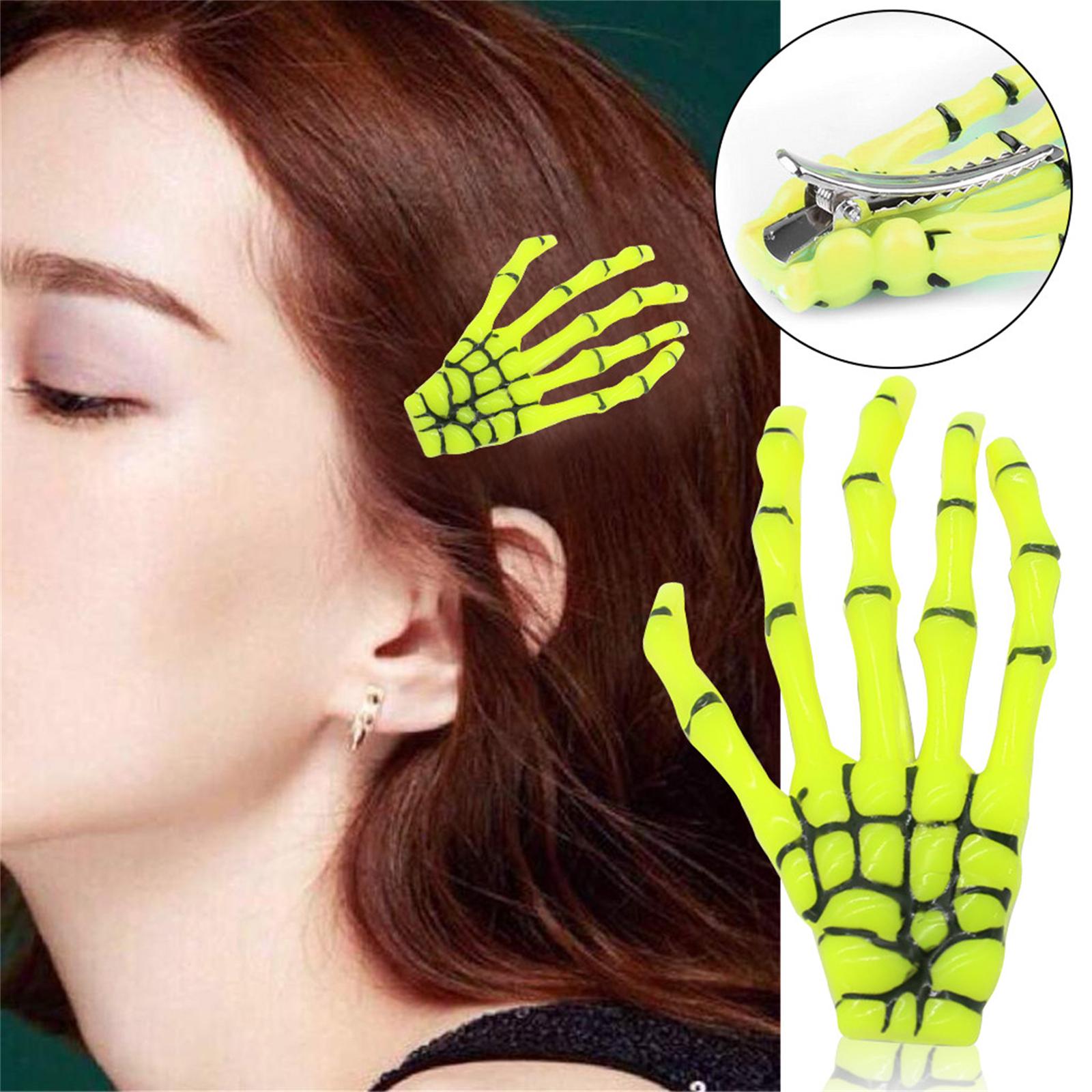 Hair Accessories Hairpin Hand Skeleton Halloween Hair Clips One Size жовтий
Hair Accessories Hairpin Hand Skeleton Halloween Hair Clips One Size жовтий