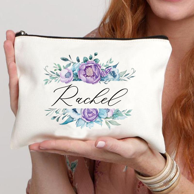 Name Custom Cosmetic Case Best Gift for Bridesmaid Teachers Wife Sister Personalized Makeup Bag Women Toiletry Bag Trend
Name Custom Cosmetic Case Best Gift for Bridesmaid Teachers Wife Sister Personalized Makeup Bag Women Toiletry Bag Trend
