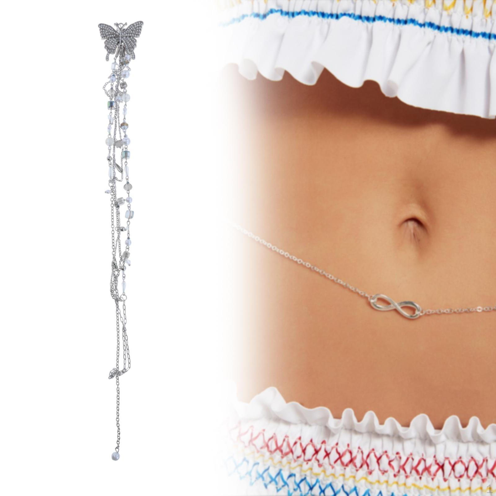 Цепочка для живота, регулируемая по талии, летние пляжные украшения для женщин, многослойное украшение для тела Style C
Цепочка для живота, регулируемая по талии, летние пляжные украшения для женщин, многослойное украшение для тела Style C