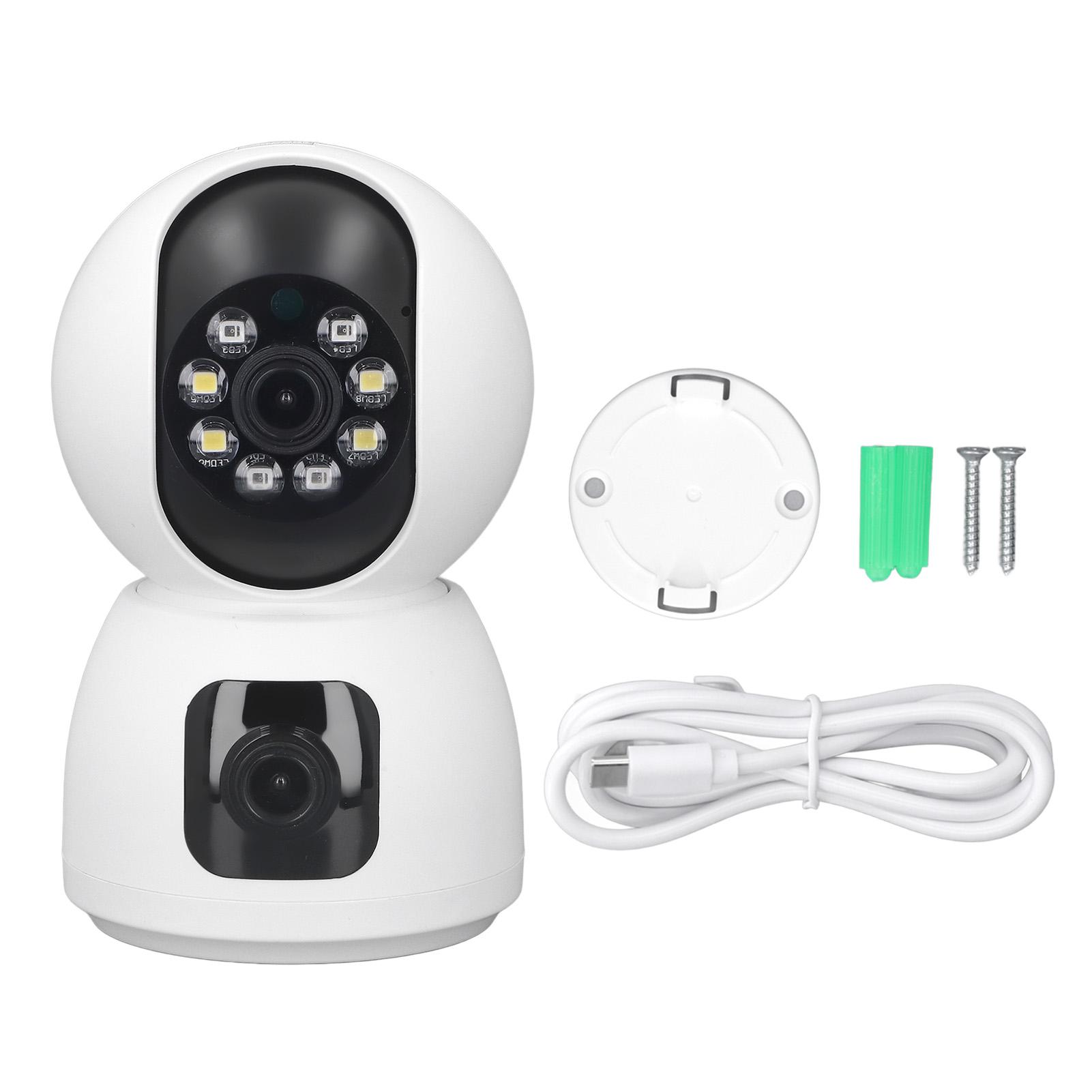1080P HD Security Camera WiFi 2MP Pixels Two Way Talk Dual Frequency Lens 360 Degree Pan Tilt Angle
1080P HD Security Camera WiFi 2MP Pixels Two Way Talk Dual Frequency Lens 360 Degree Pan Tilt Angle
