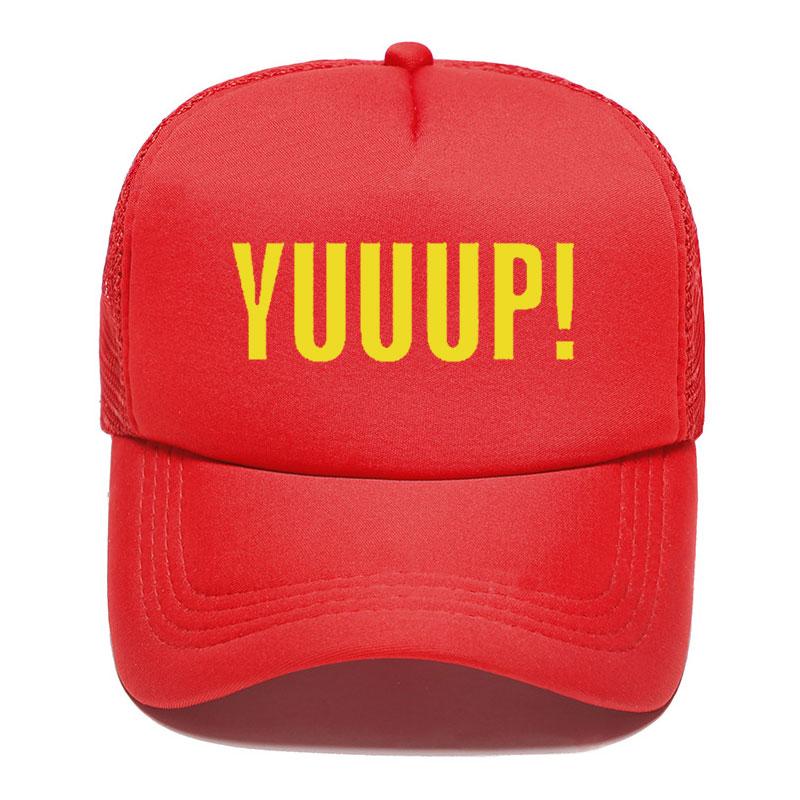 Новий літній стиль Funny Adult YUUUP! Бейсболка з друкованими літерами Високоякісна унісексна шапка для водія вантажівки, регульовані шапки Kids Size 52to55cm
Новий літній стиль Funny Adult YUUUP! Бейсболка з друкованими літерами Високоякісна унісексна шапка для водія вантажівки, регульовані шапки Kids Size 52to55cm