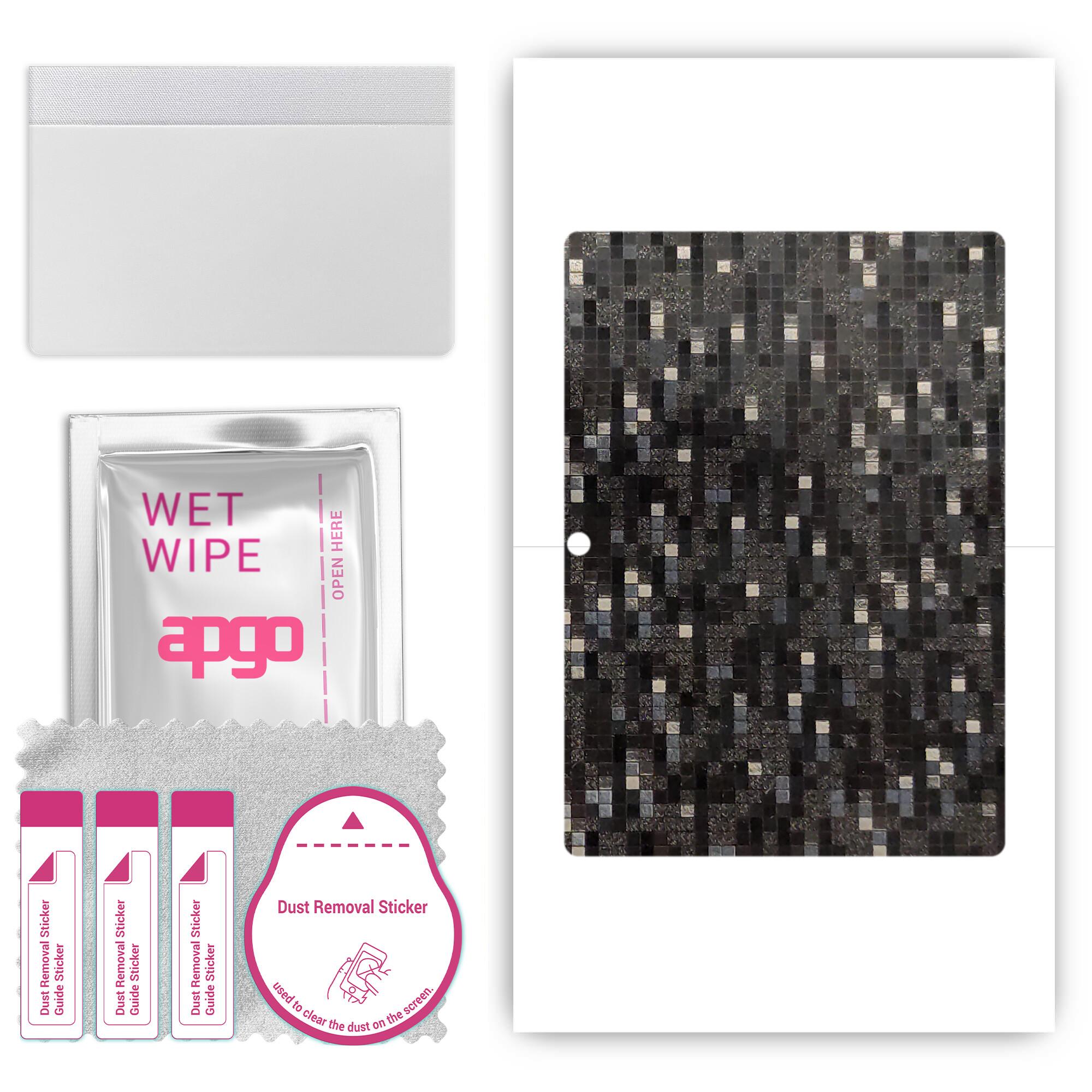 apgo Protective Skin Sticker for the back compatible with ZTE Blade X10 Pro, Wrap Film, Foil, Vinyl - Pattern Carbon Black Pixel
apgo Protective Skin Sticker for the back compatible with ZTE Blade X10 Pro, Wrap Film, Foil, Vinyl - Pattern Carbon Black Pixel