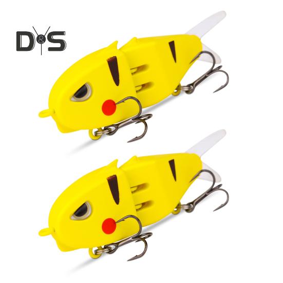 2 шт. 6 см/6,5 г многосочлененная приманка-карандаш с двойными крючками, медленно тонущий двухсекционный свимбейт, жесткая искусственная приманка для пресноводной и соленой рыбалки
2 шт. 6 см/6,5 г многосочлененная приманка-карандаш с двойными крючками, медленно тонущий двухсекционный свимбейт, жесткая искусственная приманка для пресноводной и соленой рыбалки