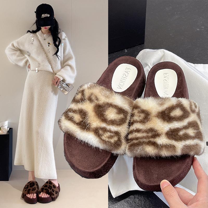 Fashion Fashion Leopard Print Fur Slippers for Women Open Toe Soft Sole Furry House Shoes Woman Winter Warm Comfort Indoor Home Slippers 35 бежевый
Fashion Fashion Leopard Print Fur Slippers for Women Open Toe Soft Sole Furry House Shoes Woman Winter Warm Comfort Indoor Home Slippers 35 бежевый