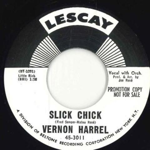 7inch Record VERNON HARRELL / VERNON HARRELL - Slick Chick / Cold Cold Heart 453011 Lescay 1963 Jamaica Blues
7inch Record VERNON HARRELL / VERNON HARRELL - Slick Chick / Cold Cold Heart 453011 Lescay 1963 Jamaica Blues