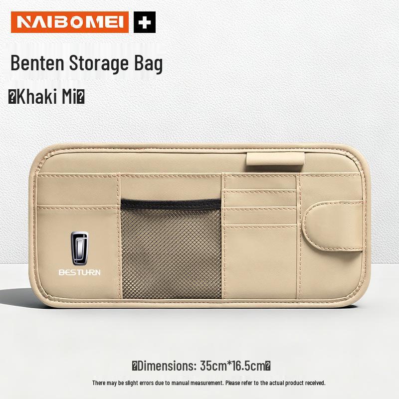 Bestune Car Glasses Clip Sun Visor Storage Bag for B70S/T99/T55/T77/T33/NAT.
Bestune Car Glasses Clip Sun Visor Storage Bag for B70S/T99/T55/T77/T33/NAT.