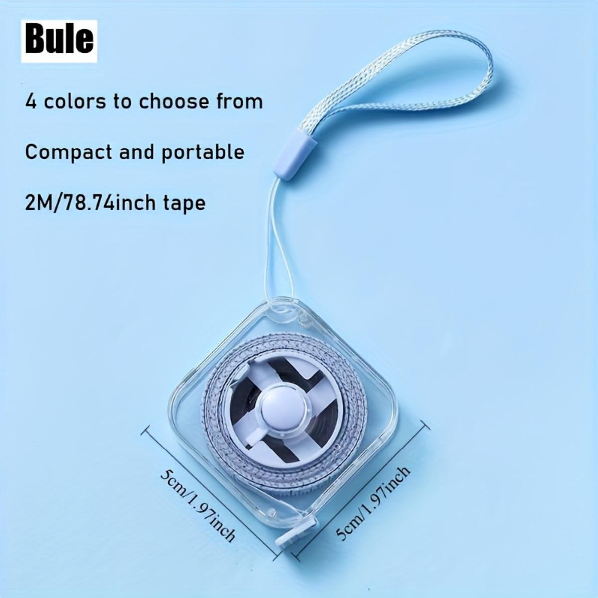 Cute Mini Soft Tape Measure, Portable and Extendable Lock - Durable and Easy To Store, Can Wipe Transparent Shell and Suspension Ring 1PCS синій
Cute Mini Soft Tape Measure, Portable and Extendable Lock - Durable and Easy To Store, Can Wipe Transparent Shell and Suspension Ring 1PCS синій