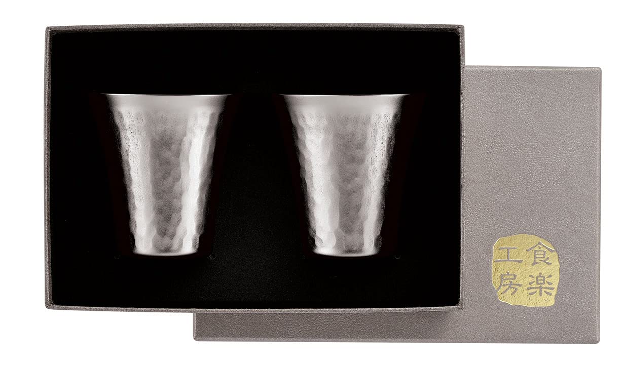 Asahi Kasumi Titanium Cold Sake Cups (2-Piece Set, 65ml) in Gift Packaging
Asahi Kasumi Titanium Cold Sake Cups (2-Piece Set, 65ml) in Gift Packaging