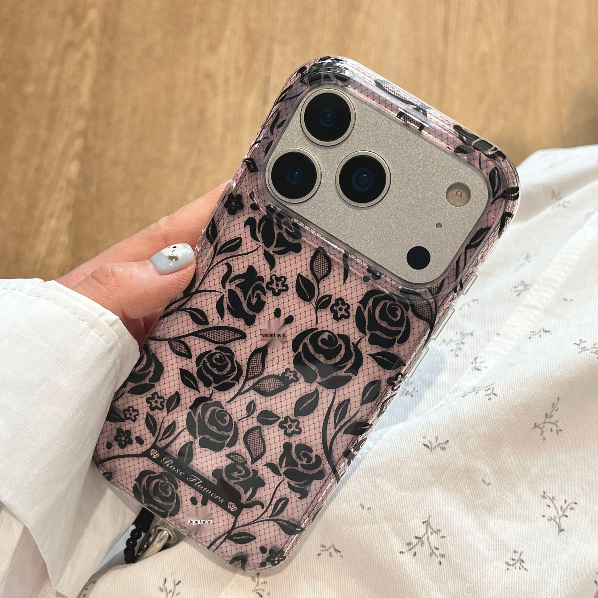 Spicy Girl Rose Lace Pendant Phone Case for iPhone 17/15 Pro Max iPhone 14 Pro
Spicy Girl Rose Lace Pendant Phone Case for iPhone 17/15 Pro Max iPhone 14 Pro