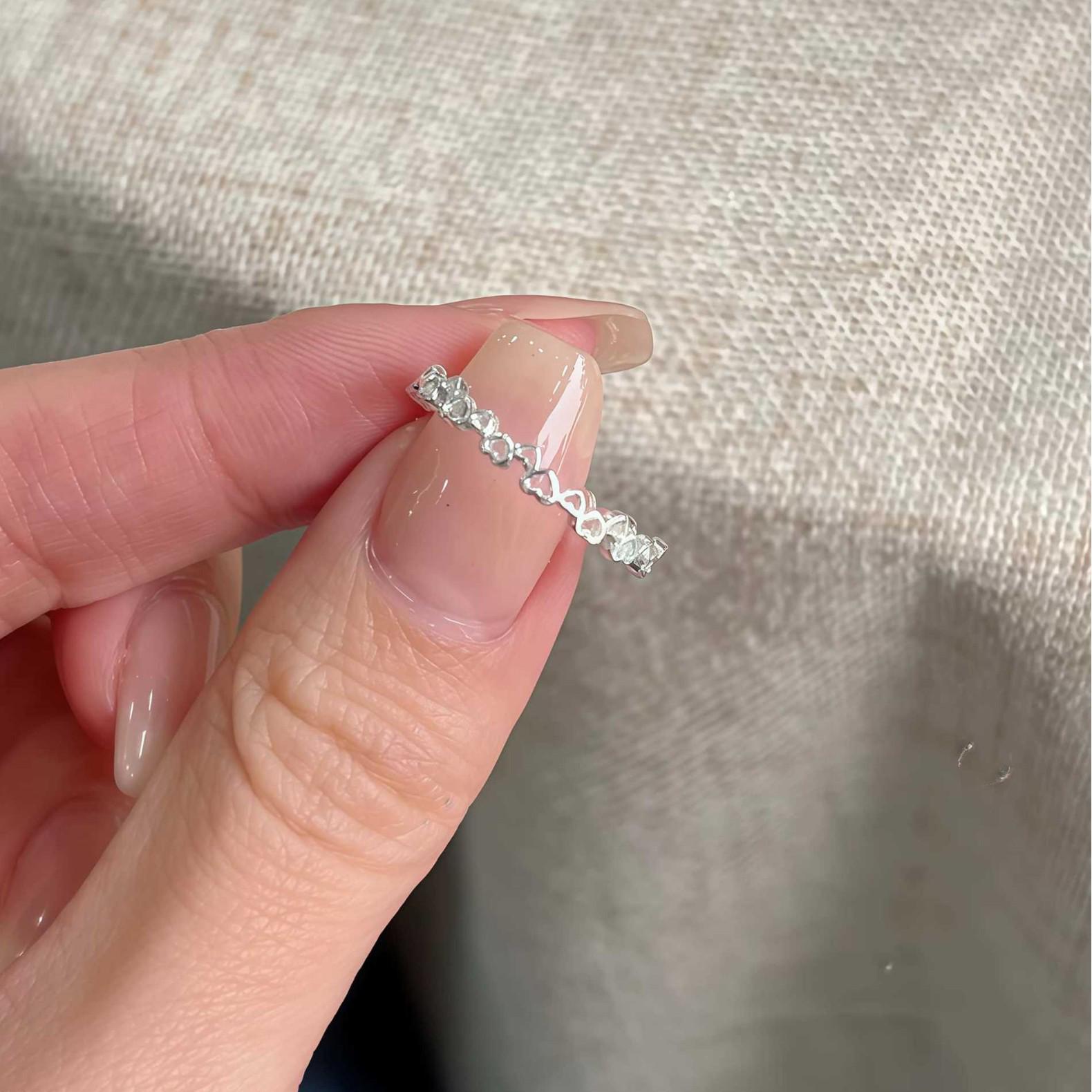 Korean Style S925 Sterling Silver 18K Gold Heart Cutout Irregular Open Ring Adjustable Open
Korean Style S925 Sterling Silver 18K Gold Heart Cutout Irregular Open Ring Adjustable Open