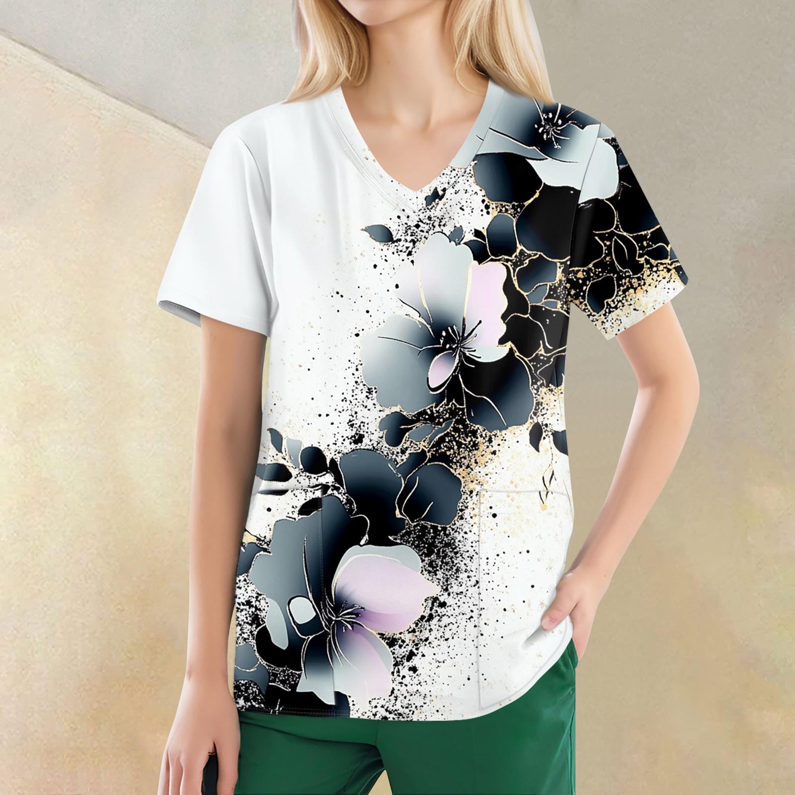 Женские модные повседневные топы с v-образным вырезом и защитная спецодежда с принтом XXL белый
Женские модные повседневные топы с v-образным вырезом и защитная спецодежда с принтом XXL белый